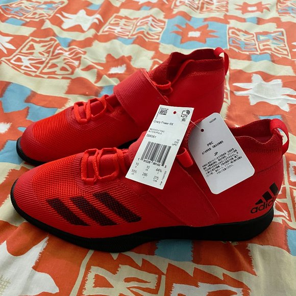 adidas | Shoes | Adidas Crazy Power Rk Red Black Weightlifting Lifting  Training Shoe Men 5 Fw2 | Poshmark